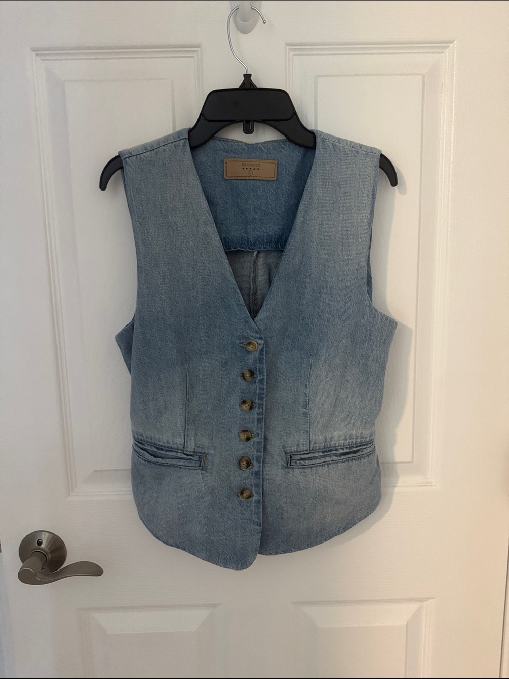 Women’s blank nyc denim vest small